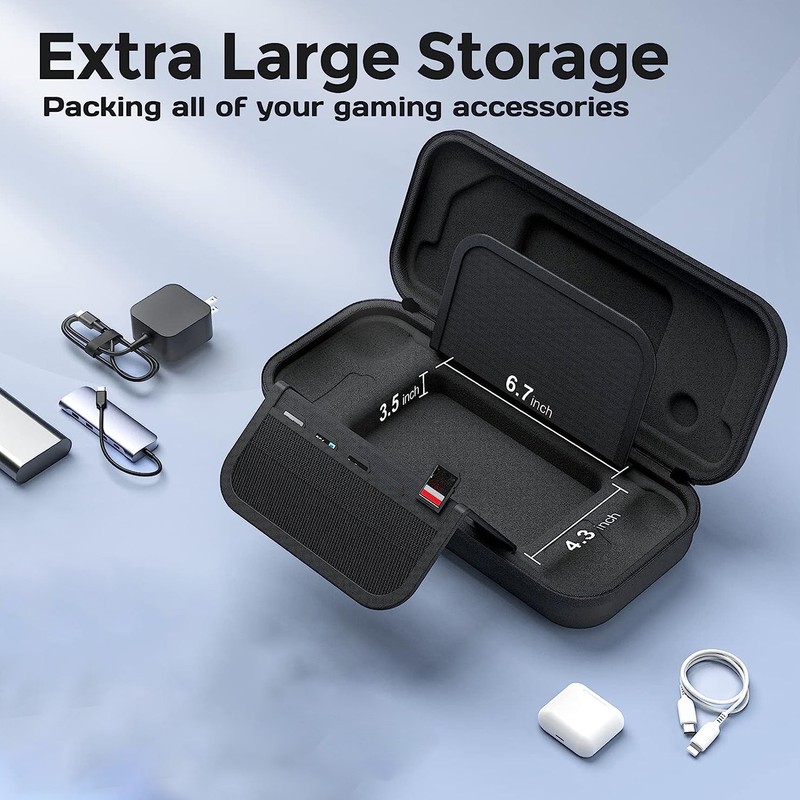 Handheld Console Carry Case Hard Shell Built in Storage Card