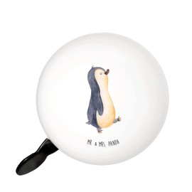 Mr. & Mrs. Panda XL Bicycle Bell Penguin Marching - Gift, Family, Large Bicycle Bell, Mountain Bike, Sister, Motif, Sound, Handlebars