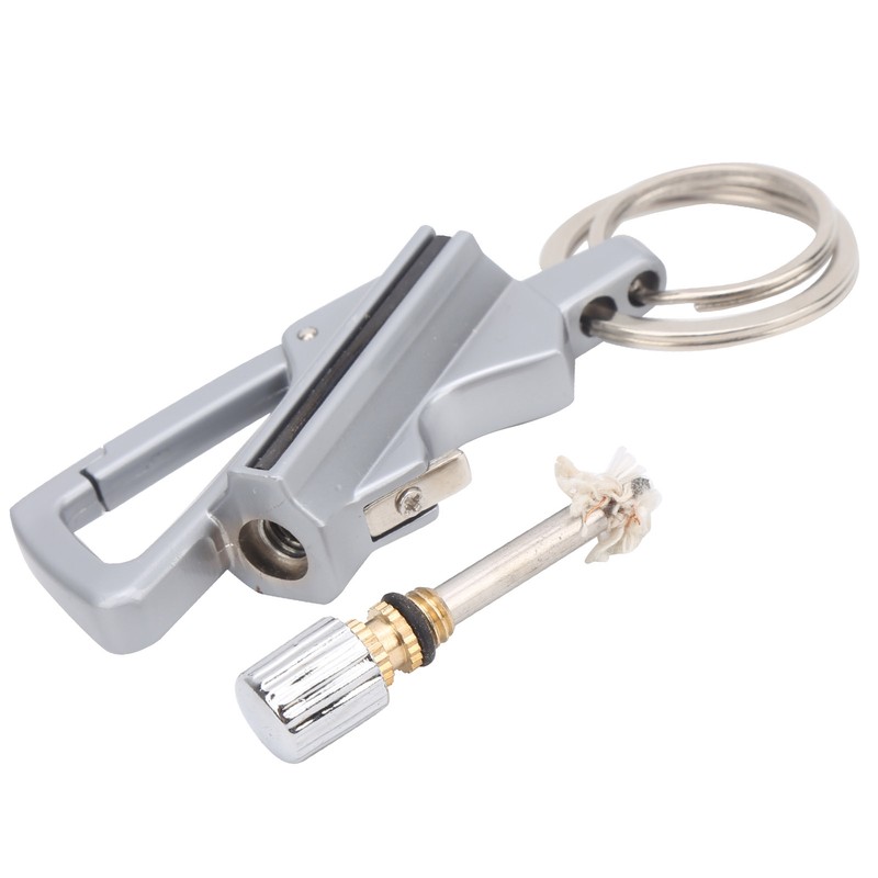 Kerosene Lighters Flint Metal Match Waterproof Keychain Outdoor Emergency Survival