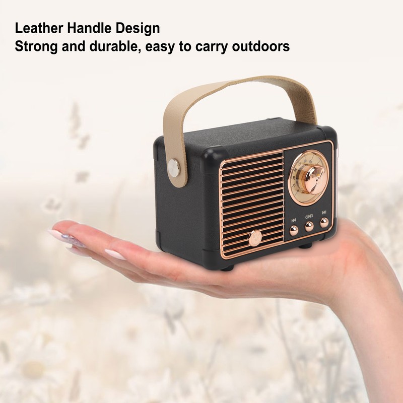 Retro Bluetooth Speaker Portable Wireless Speaker Audio Player for Home