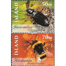 Iceland 1075-1076 (complete.issue.) unmounted mint/never hinged ** MNH 2004 Insects and spiders (Stamps for collectors) Invertebrates Other (insects, snails, bees…)