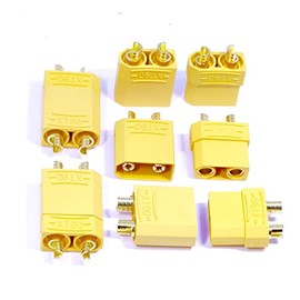 5 Pairs Pack of 10 Original XT90 High Power Premium Gold Plug Verpolu Ngsicher Plug Connector Male Female 90 A RC from Mr. Plug Model