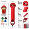 Adjustable Magnetic Lid Opener for Kitchen Use – Stainless Steel
