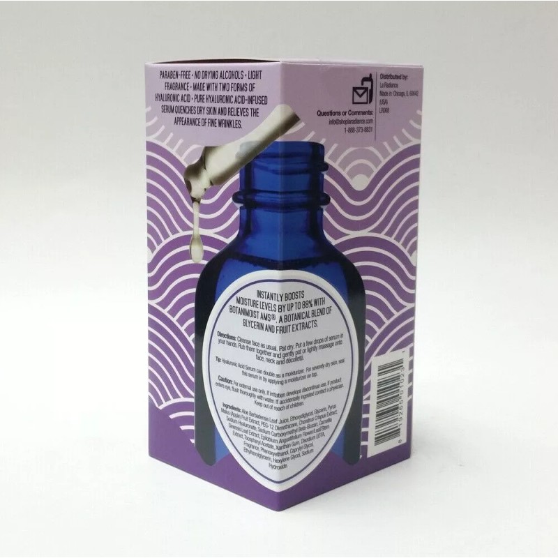 La Radiance Hyaluronic Acid Face Serum Moisture Quench Dry Skin