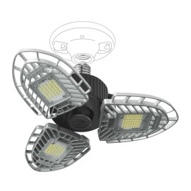 Farpoint LED Swivel Garage & Ceiling Light 6000 Lumens 144 LED 7000k Cool White