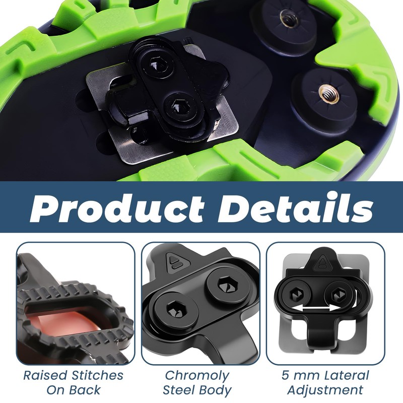 SPD Universal MTB Wheel Chocks Non-slip Plates for Bicycle Pedals