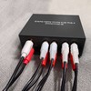 Daiilg 4-Way Stereo L/R Sound Channel Bi-Directional Audio Switcher, 1