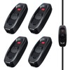 Set of 4 Lamp Switch Intermediate Switch Cable Switch with