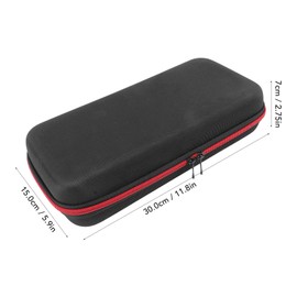 EBTOOLS Microphone Case for 2 Microphone Storage Box Shockproof Drop Proof EVA Zipper Bag Wireless Microphone Case