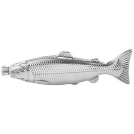 Moovul 1Pc Fish-Shape Hip Flask 5Oz Bottle Pocket Flask Steel Party Drinkware for Outdoor