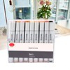 Marker Pen Double Head Skin Colors Transparent Set Painting Brush