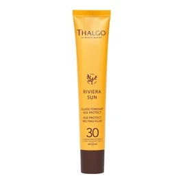 THALGO Age-Protect Sonnenschutz Fluid LSF 30 UV-Schutz für das Gesicht Anti-Falten Sonnenschutz mit maritimen Wirkstoffen 50 ml