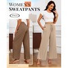 Neer 3 Pack Women's Wide Leg Pants High Waist Drawstring