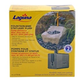 LAGUNA STATUARY & FOUNTAIN WATERFALL SUBMERSIBLE POND PUMP 80 GPH  HAGEN PT8100