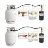 Propane Refill Adapter for 1 lb. Tanks,3 FT Propane Tank