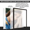 CountryArtHouse Non-Glare Acrylic Replacement for 16x24 Picture Frame, Replacement Plexiglass