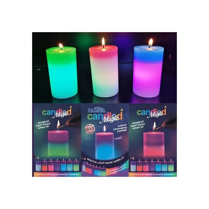 KFMX Vela Mágica Cambio De Colores Ilumina Colores Magica Vela
