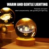 BAODELI 3D Solar System Crystal Ball, 3.15nch Decorative Quartz Glass
