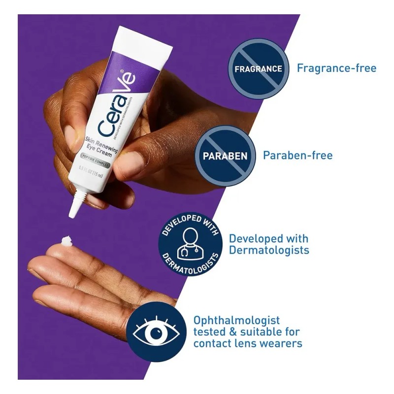 Cerave Crema Contorno De Ojos Renovadora 14.2g