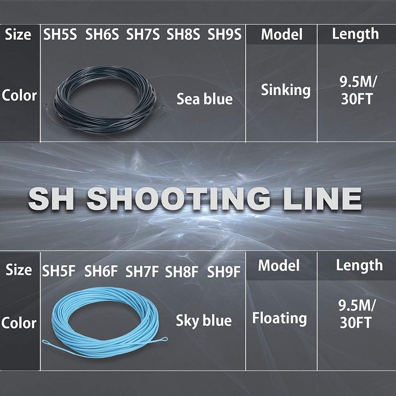 MAXIMUMCATCH Maxcatch Shooting Head Fly Fishing Line Floating/Sinking 30FT with