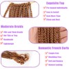 EFFGOCO Short French Curl Braiding Hair Color 30 12 Inch
