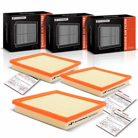A-Premium 3-PC Engine Air Filter Compatible with Subaru Ascent, Crosstrek, Forester, Impreza, Legacy, Outback, WRX, 2017-2022, Flexible Panel, Replace# 16546-AA16A