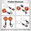AWSZH Universal Motorcycle Rear Turn Signal Indicator Light Compatible with