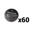 Panasonic 60 SIXTY PANASONIC CR2032 BULK CR 2032 3V LITHIUM