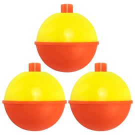 Dr.Fish 20 Pack Fishing Bobbers, Snap on Fishing Floats Hard ABS Spring Fishing Floats Push Button Freshwater Fishing Trout Bass Crappie Fly Fishing Red/Chartreuse,1.0 inch