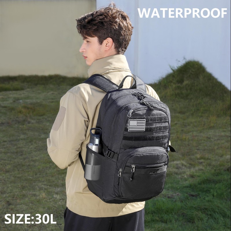 Wotony Military Tactical Backpack for Men Army 3 Days Assault