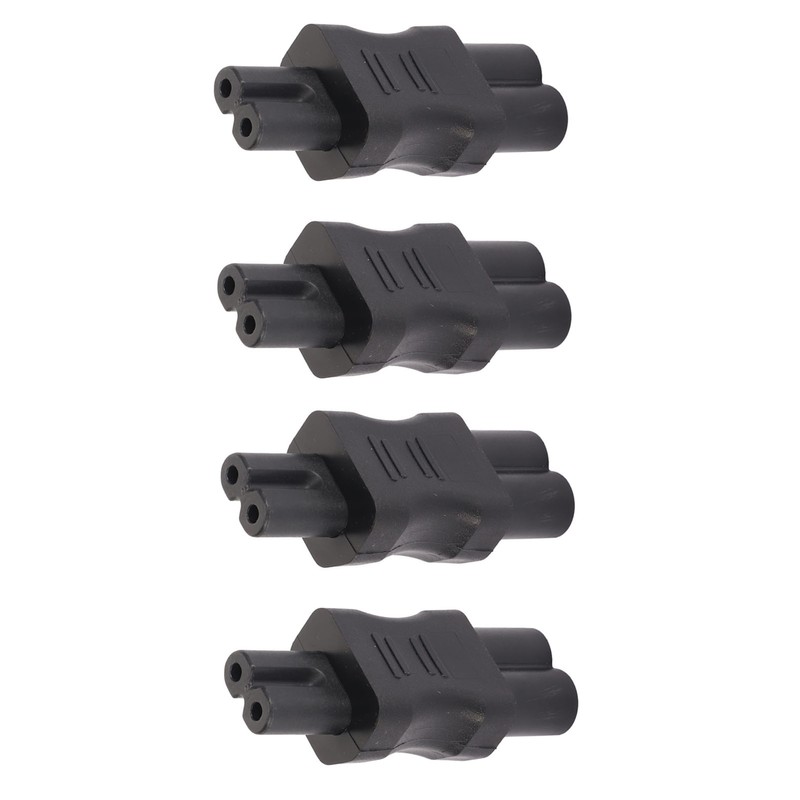 4PCS IEC320 C6 to IEC320 C7 Power Adapter Plug and