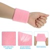 PATIKIL Sports Wristbands Headband Set, 8x8cm Cotton Terry Cloth Athletic