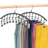 QIUKUN Legging Organizer for Closet Metal Yoga Pants Hangers 2