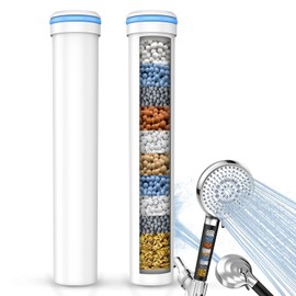 Fitespot 2 Pack Replacement Filters for Shower Head with Handheld, Remove Chlorine, Reduces Dry Itchy Skin - Only Work with Shower Head B0F6L1XYR2