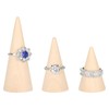 KUKUVR 3 Pieces Finger Ring Display Stand for Selling (Small+Medium+Large)