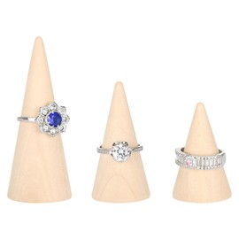 KUKUVR 3 Pieces Finger Ring Display Stand for Selling (Small+Medium+Large)