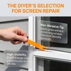 Window Screen Removal Tool - 9-Inch, Scratch-Free, Dual-End, Orange