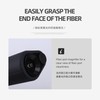 Fiber Optic Inspection Microscope 400x LED Illumination Handheld Anti Slip