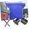 CAXUSD 10pcs Wheelie Trash Can Lid Latch Pins Hinges for