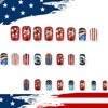 4th of July Independence Day Press on Nails Medium Square
