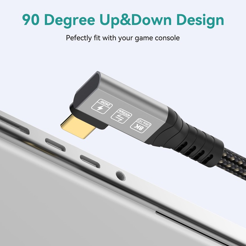 EUDOBEL USB 4 Kabel mit Thunderbolt 4 Kabel 1m,40Gbps USB