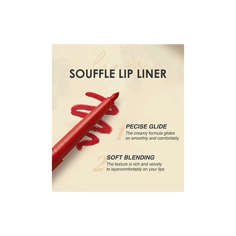 URQT Set De Maquillaje De Labios De 6 Piezas Delineador