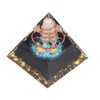 Healing Crystal Pillar Pyramid 6CM Epoxy Positive Energy Generator Meditation
