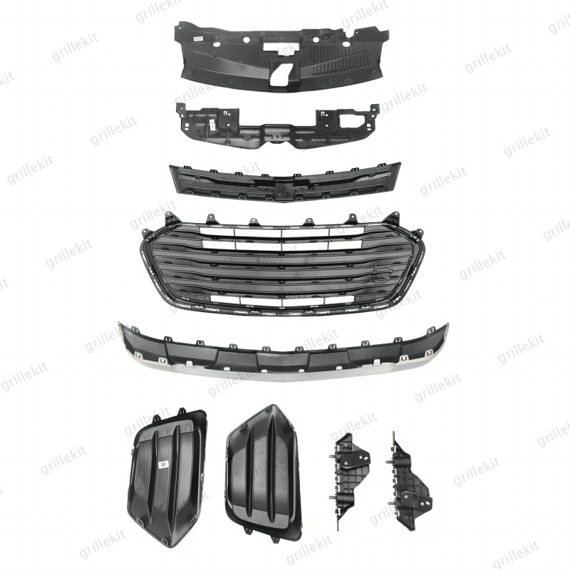 NAYSON 9PC For Trax 2017-2021 Front Radiator Cover Upper Lower