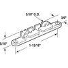 Prime-Line G 3158 5/16 In. Concave Steel Wheel Sliding Window