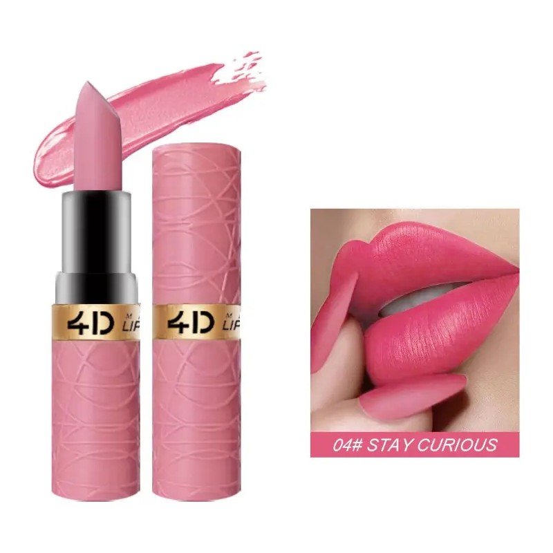 Clásico Mate Labial Set Duradero Resistente Al Agua