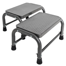 Step Stool,Leekpai Foot Stool with Non-Slip Rubber Feet, Hold Up 500 Pounds, Portable Adult and Kids Stepping Stool for Office, Bedroom, Kitchen, RV Step(Pack of 2)