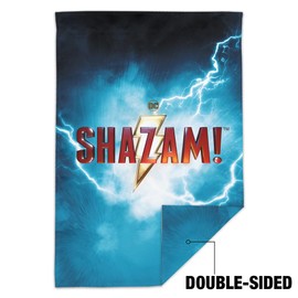 Shazam! Movie Logo Garden Yard Flag