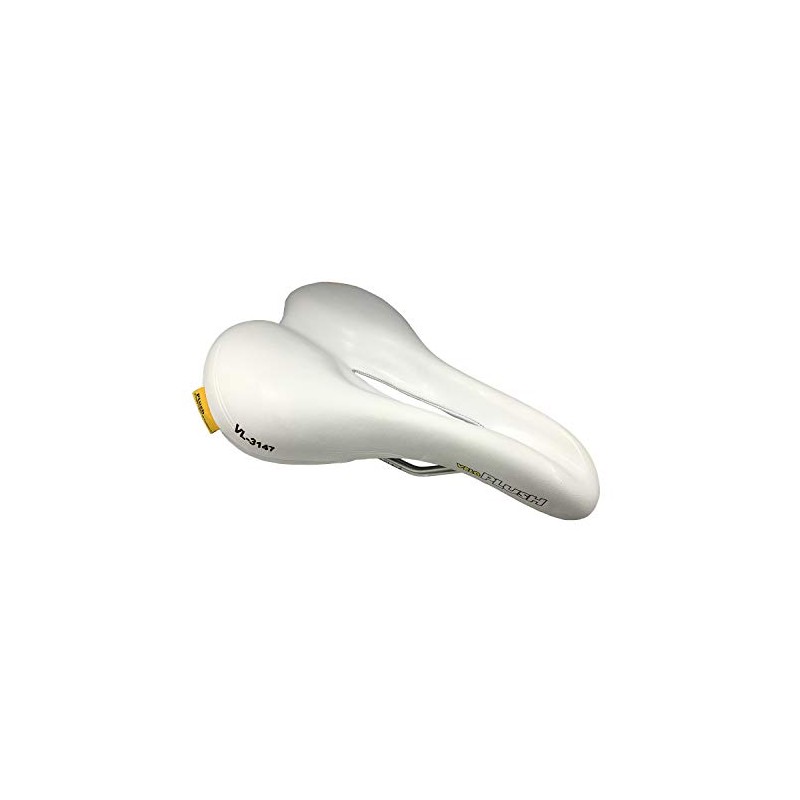 VELO Plush VL-3147 Men's Saddle WHITE SL-OTR-M007