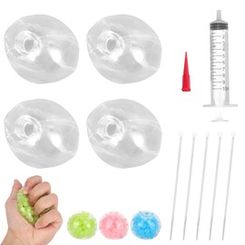 14uds Kits para Hacer Squishy DIY, CREA Tu Propio Kit Blando con Herramienta Vacío Bridas Pieles de TPR y Rellenos para Adultos y Niños